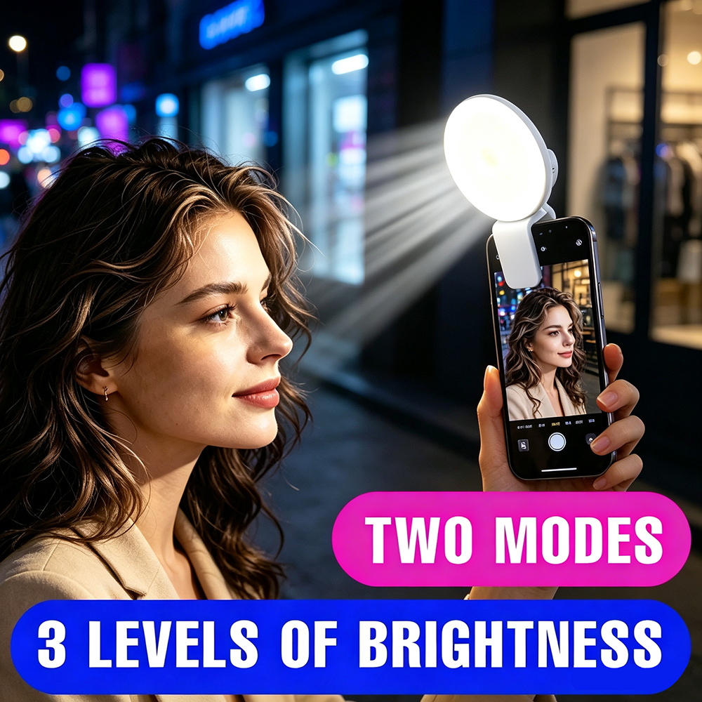 Beauty No Makeup - Lampu Selfie Clip On Portabel Isi