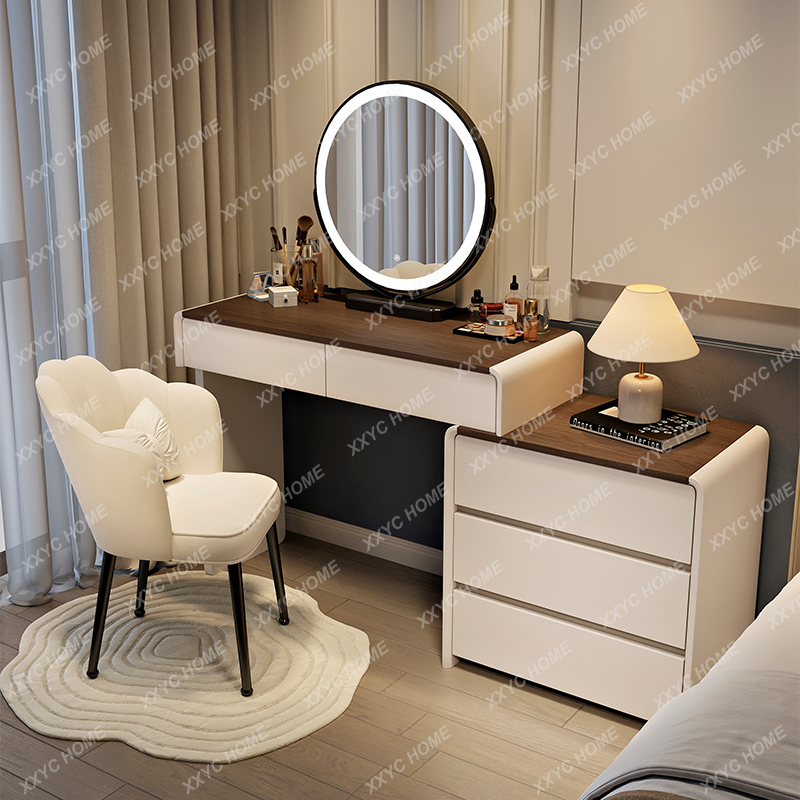 Meja Rias Kayu HHAesthetic den - Beauty Makeup Vanity Set ulasan dan harga