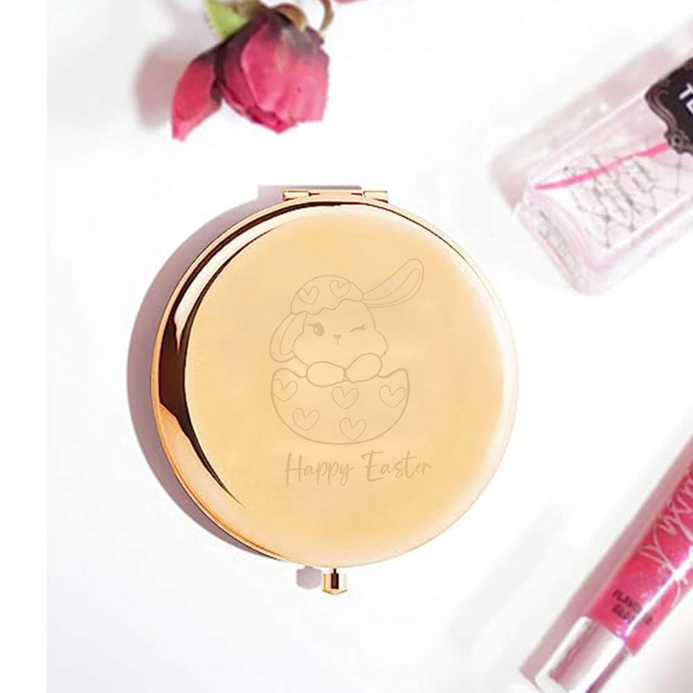 1 Buah Cermin Saku Kartun Keli - Beauty No Makeup ulasan dan harga