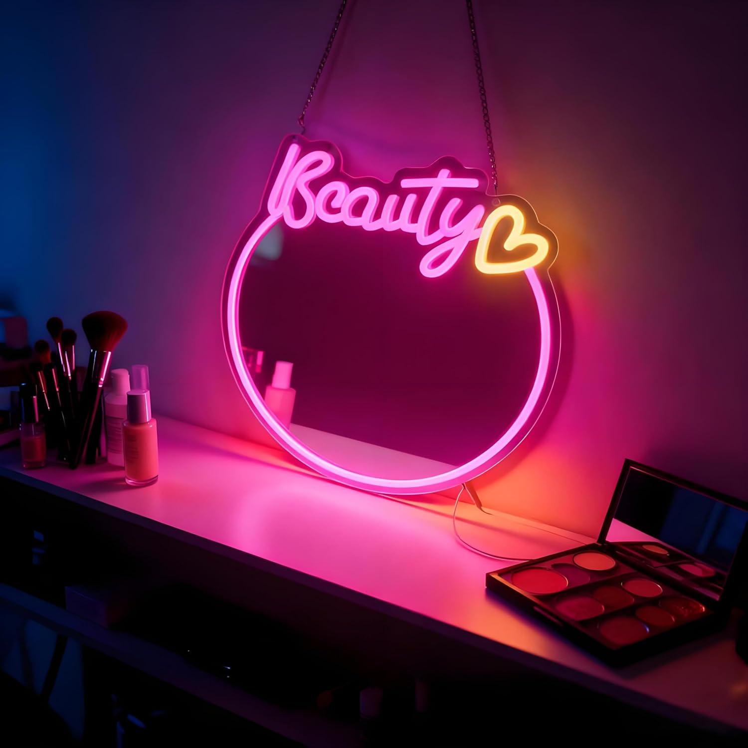 Lampu LED Neon yang Dapat Dire - Beauty No Makeup ulasan dan harga