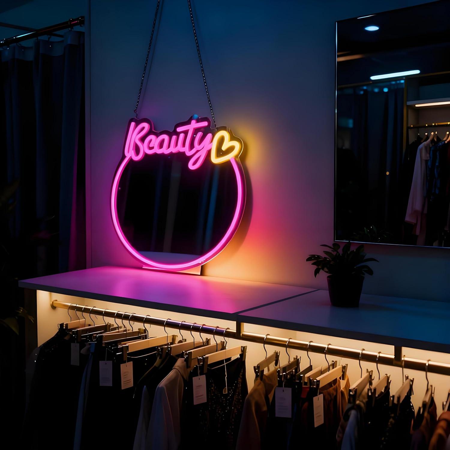 Lampu LED Neon yang Dapat Dire - Beauty No Makeup ulasan dan harga